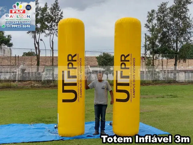 Totens infláveis promocionais UTFPR Campus Dois Vizinhos