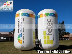 totens infláveis gigantes promocionais prefeitura boa vista fetec