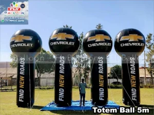 totens infláveis promocionais chevrolet find new roads